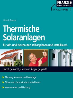 cover image of Thermische Solaranlagen